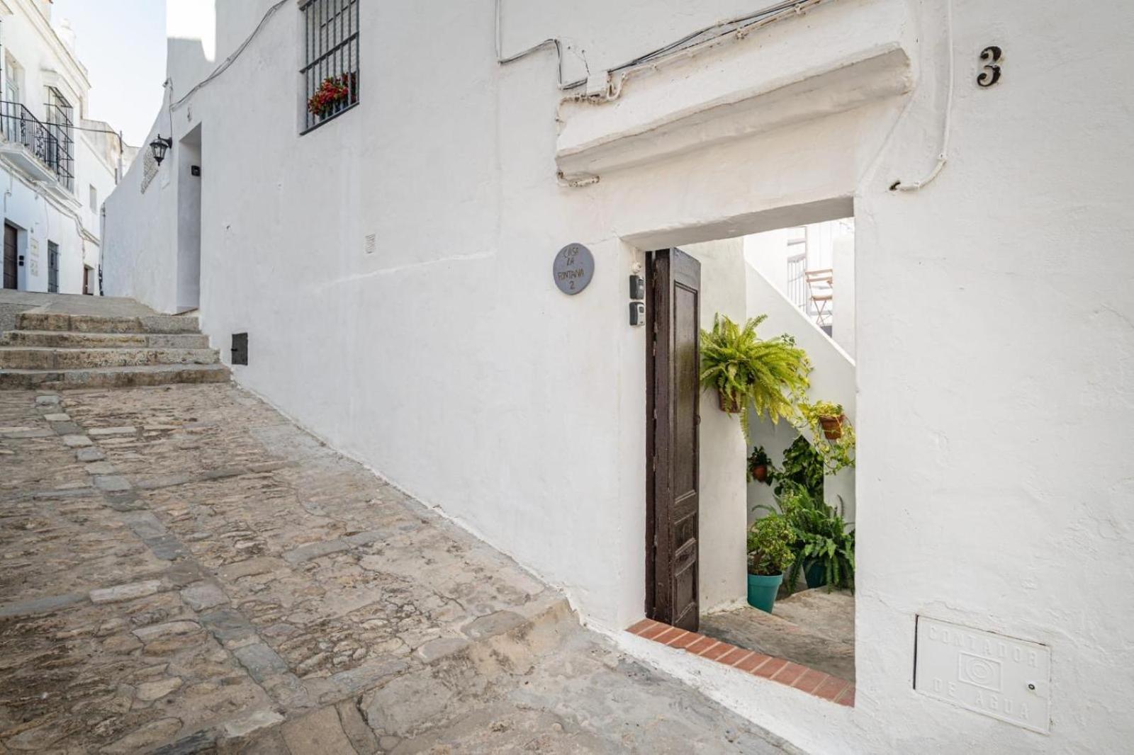 Casa La Fontana 3 Leilighet Vejer de la Frontera Eksteriør bilde